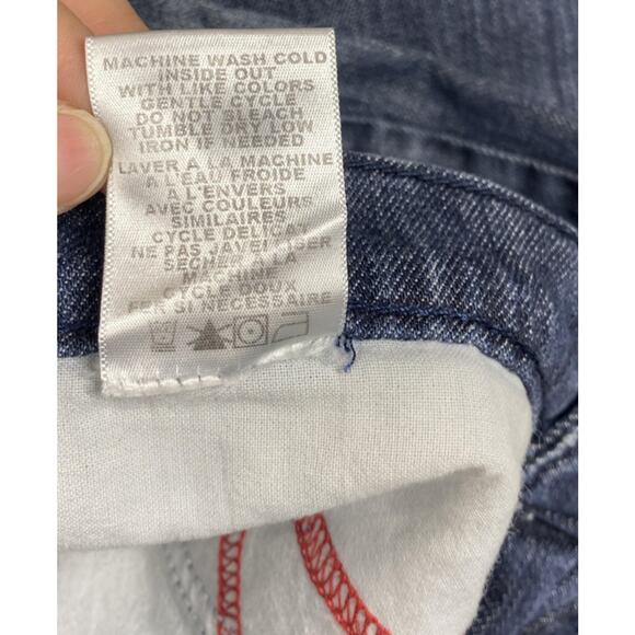 NYDJ Jeans Womens 10P Petite Blue Classic Straight Leg Made in USA Stretch Denim - Picture 11 of 13